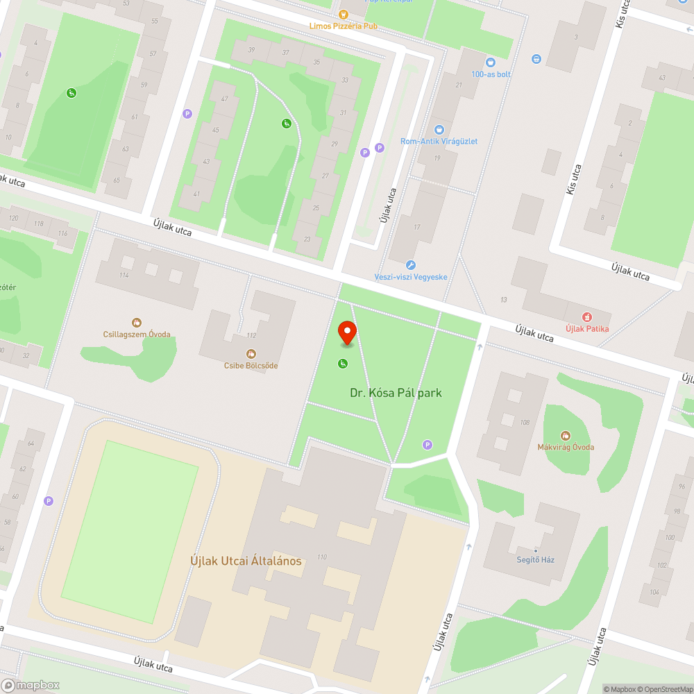 Játszótéren mindenhol lehullott levelek, faágak bejelentés helye