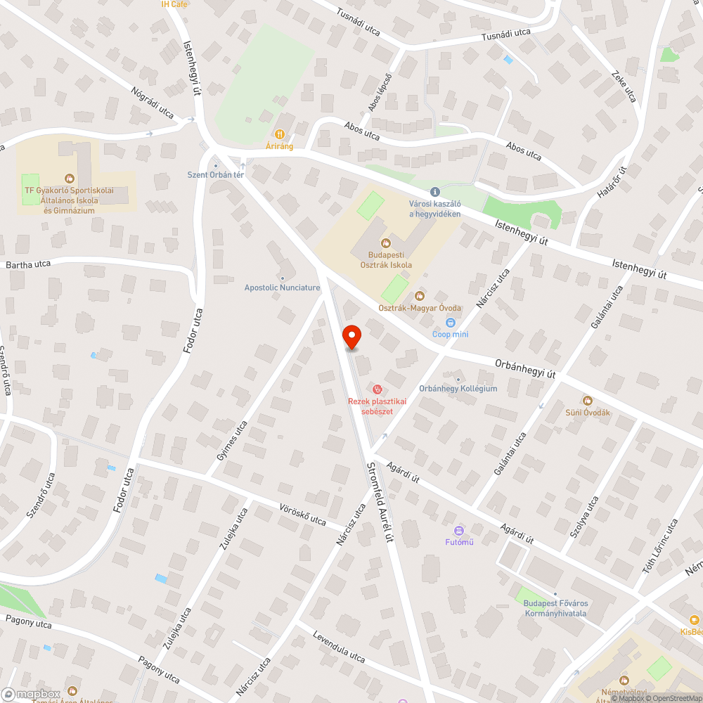 Kiégett lámpa bejelentés helye