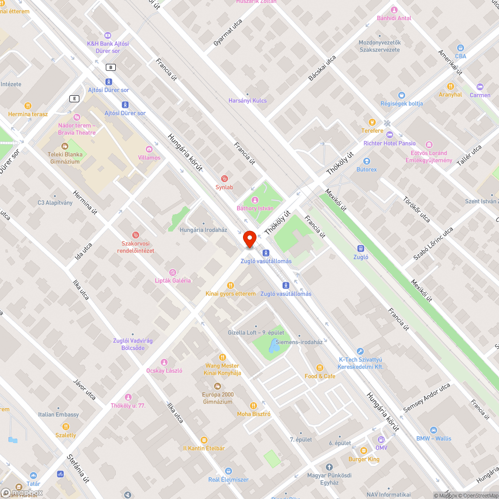 Koszos kuka bejelentés helye