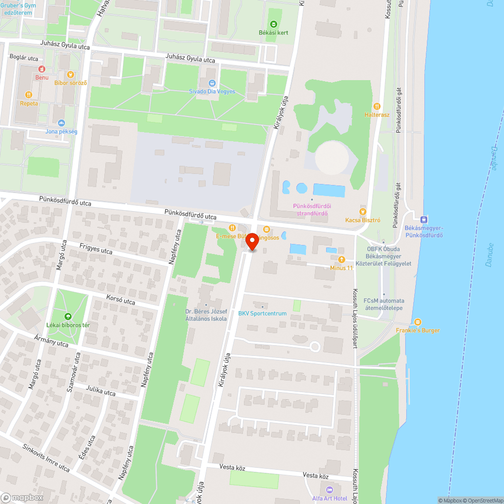 Jelzőlámpa bejelentés helye