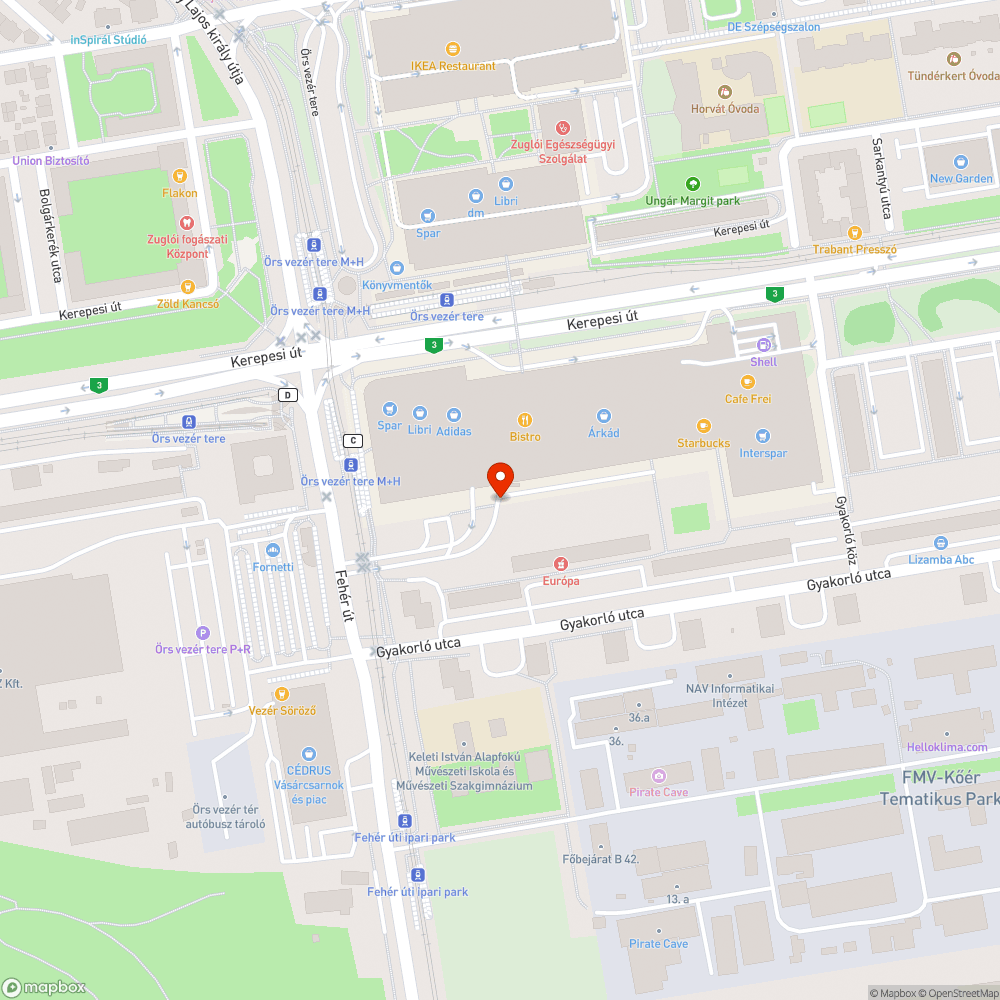 megrongálódott korlát bejelentés helye