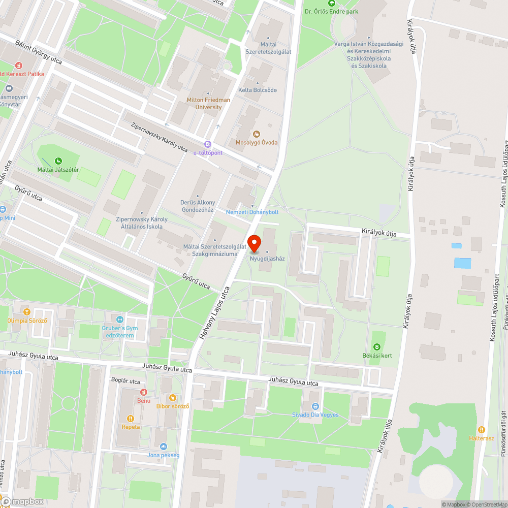 Hiányos járda bejelentés helye