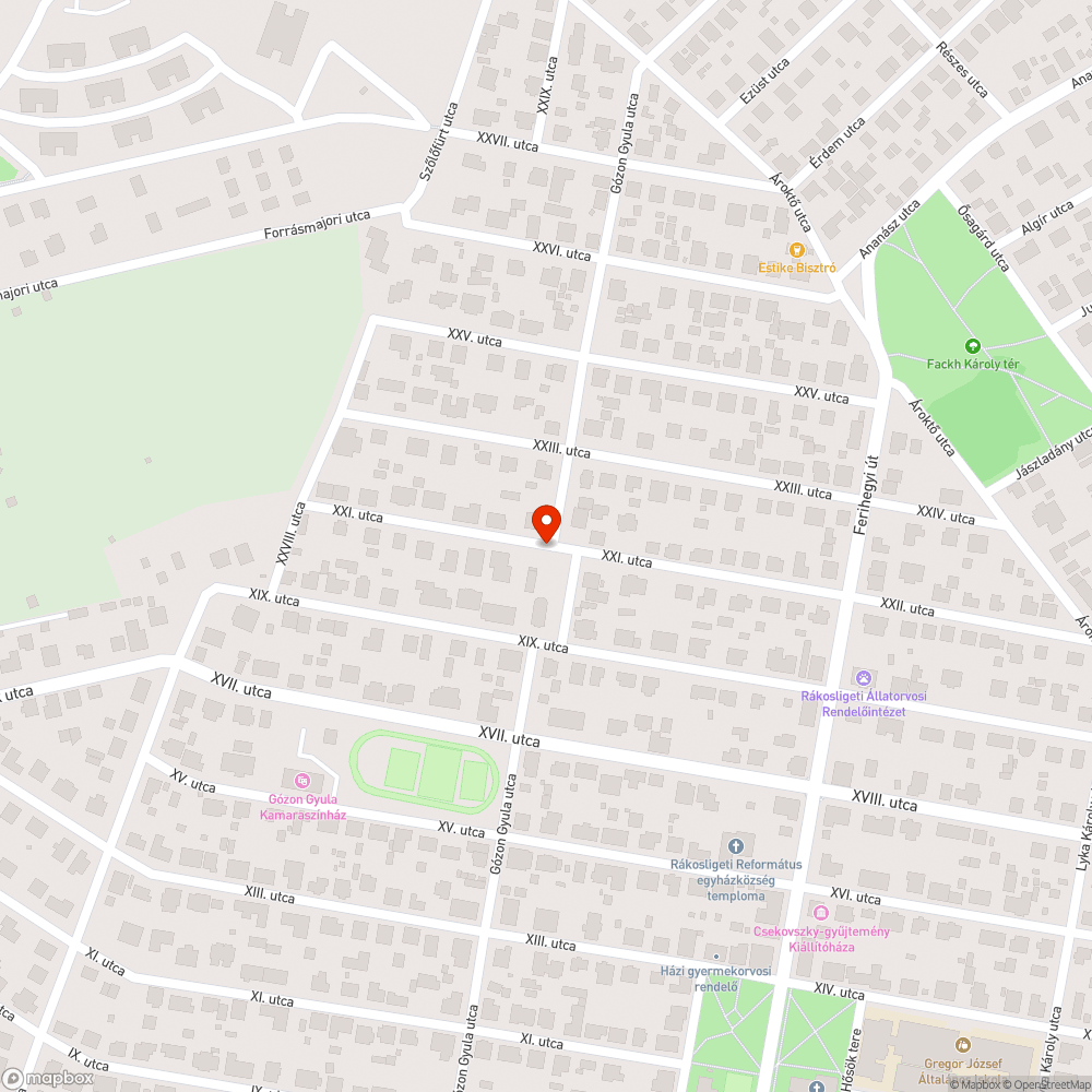 Védőkorlát megnyomva bejelentés helye