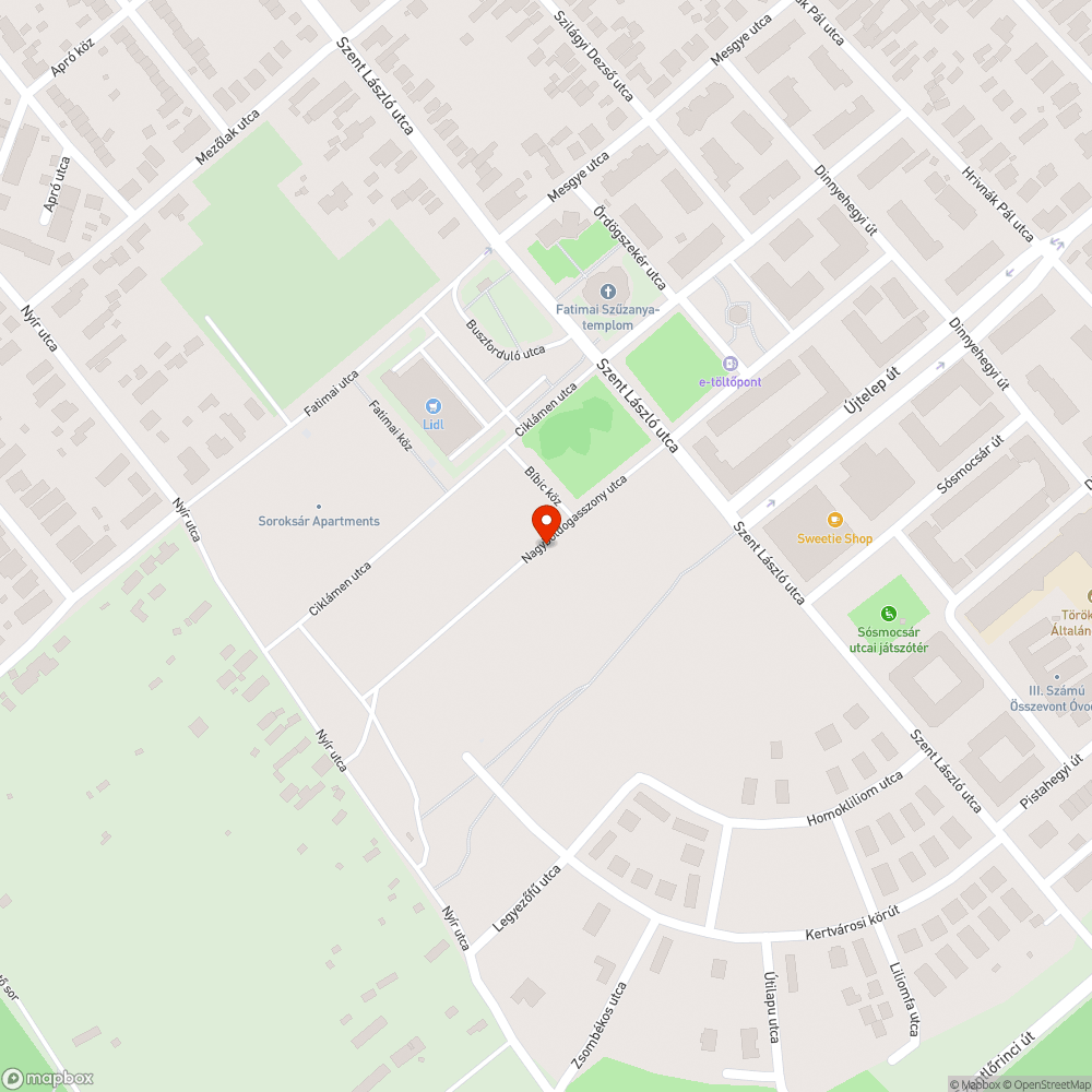 Lerakott és szétfújt szemét bejelentés helye