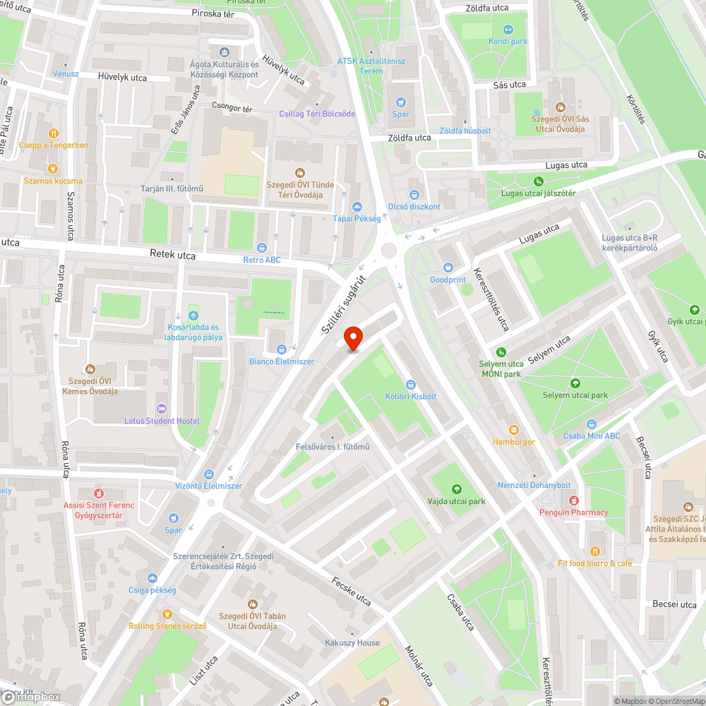 Leesett oszlopfedél - Szilléri sgt. 49/a. bejelentés helye