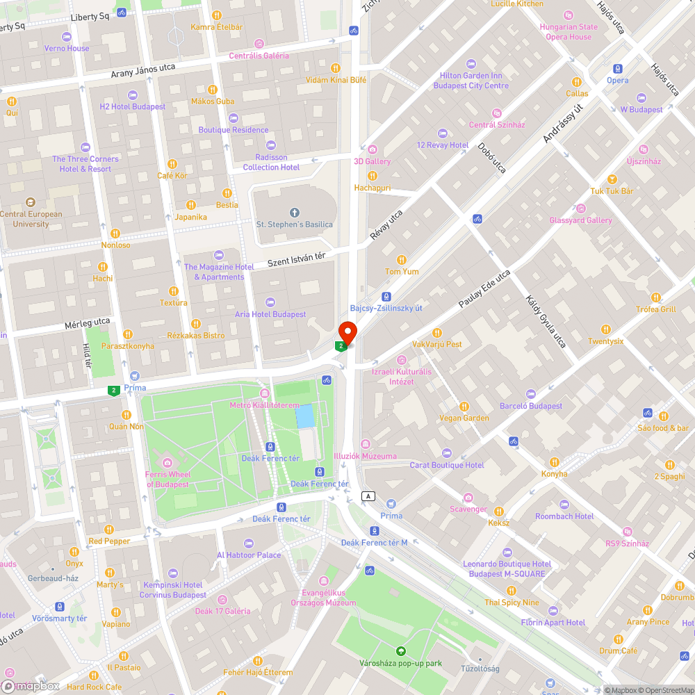 Hibás lámpaciklus a Bajcsy-Zsilinszky úton bejelentés helye