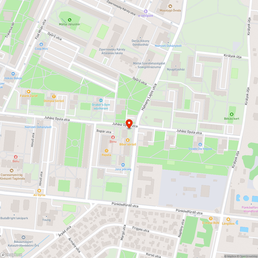 Hiányzó kockakő bejelentés helye