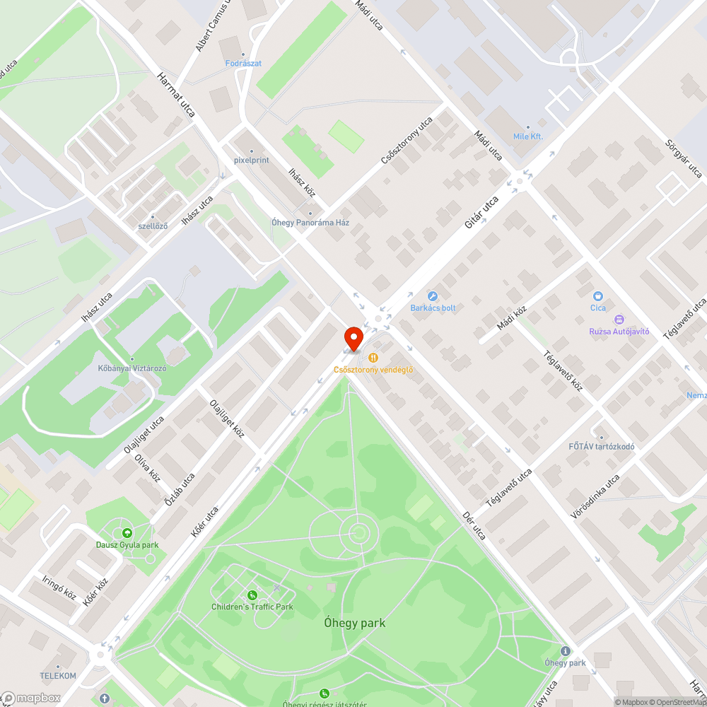 Villanyoszlopról lelógó vezeték. bejelentés helye