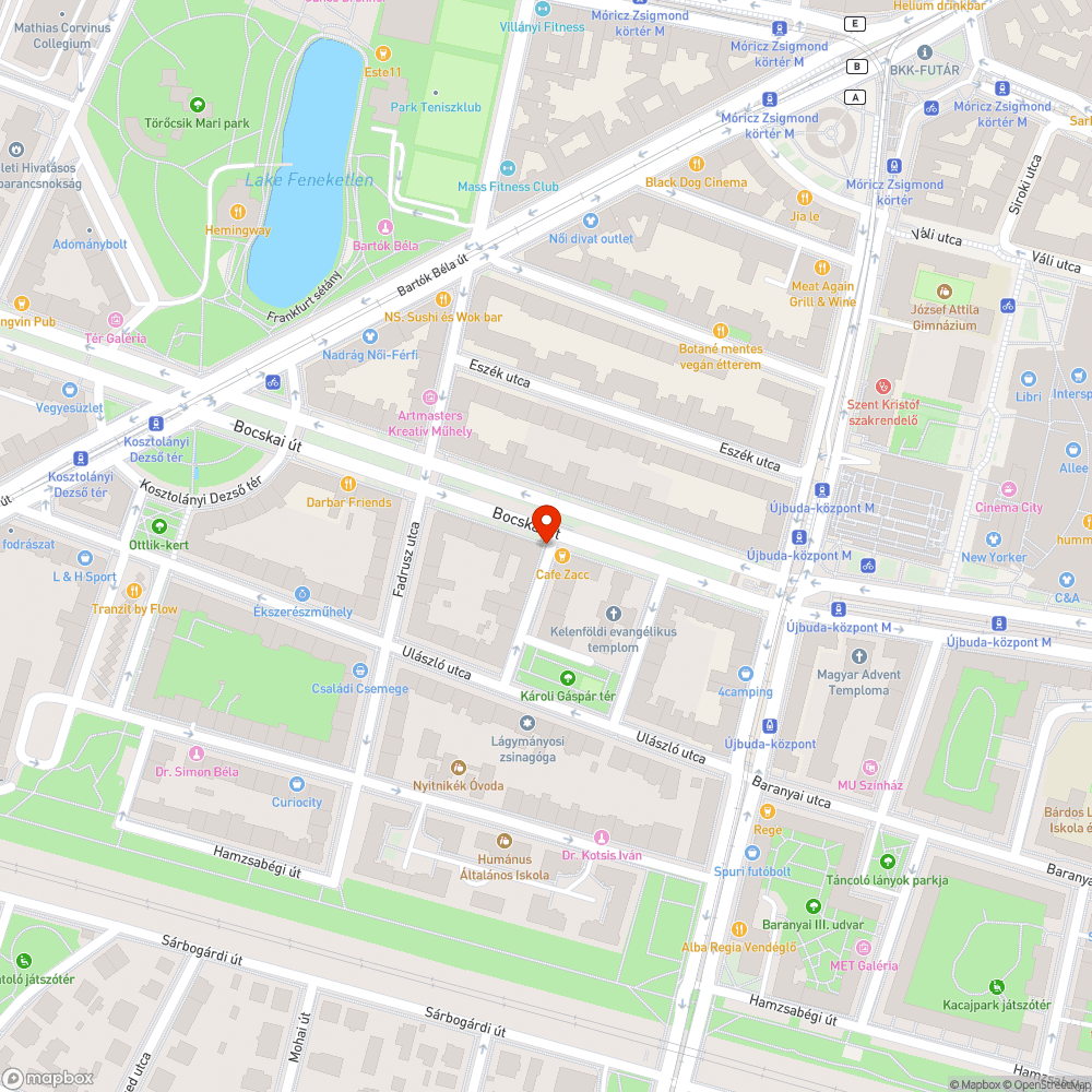 Kiáll a járdából bejelentés helye