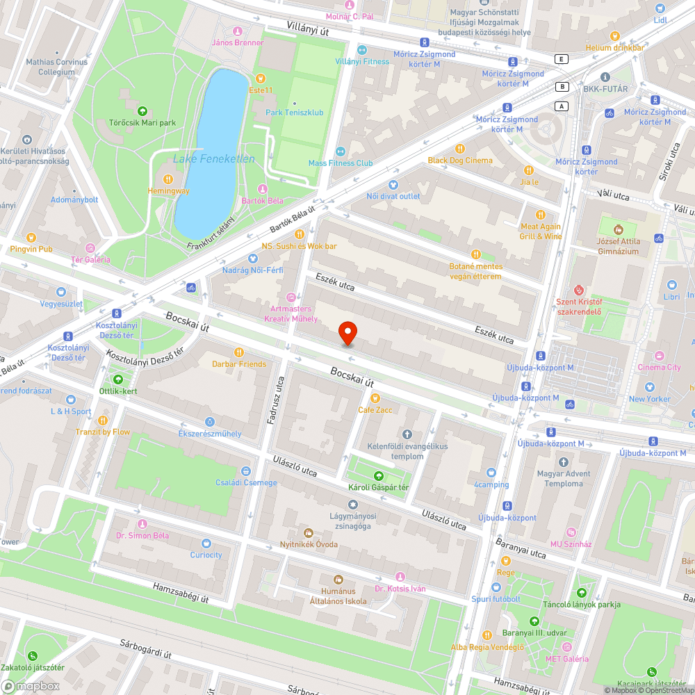 Ismeretlen funkciójú bejelentés helye