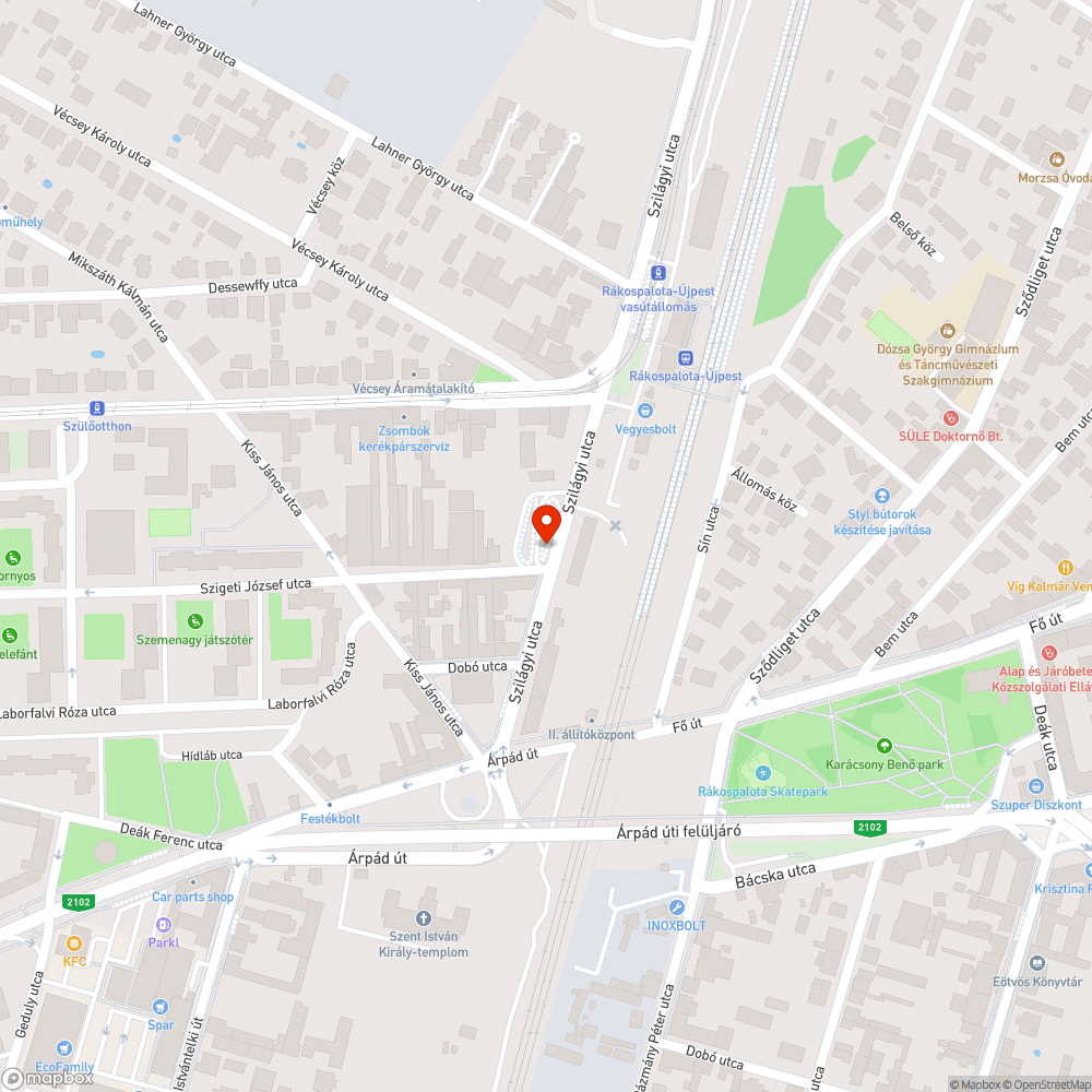 Sötét lámpák bejelentés helye