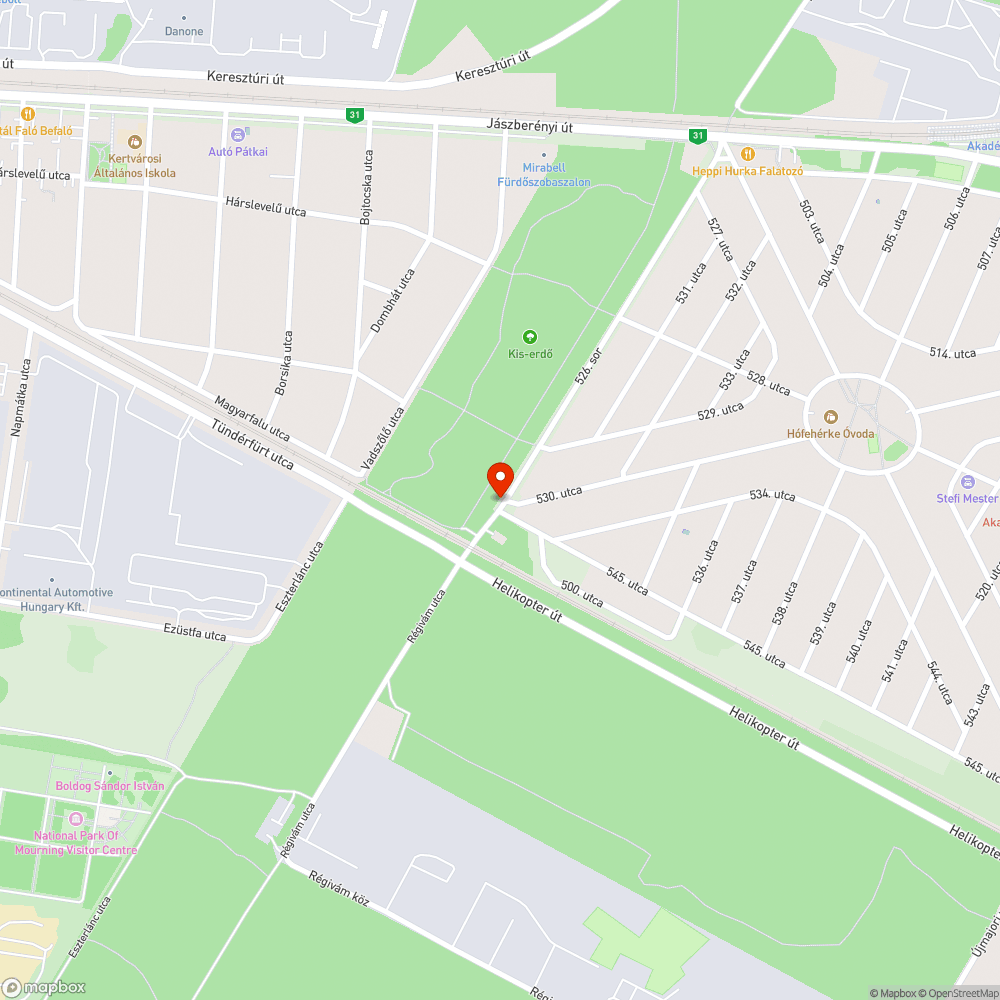 Sziklák kihelyezése közterületre bejelentés helye