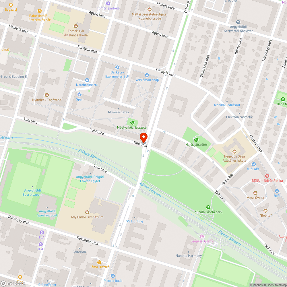 Kidöntött tábla bejelentés helye