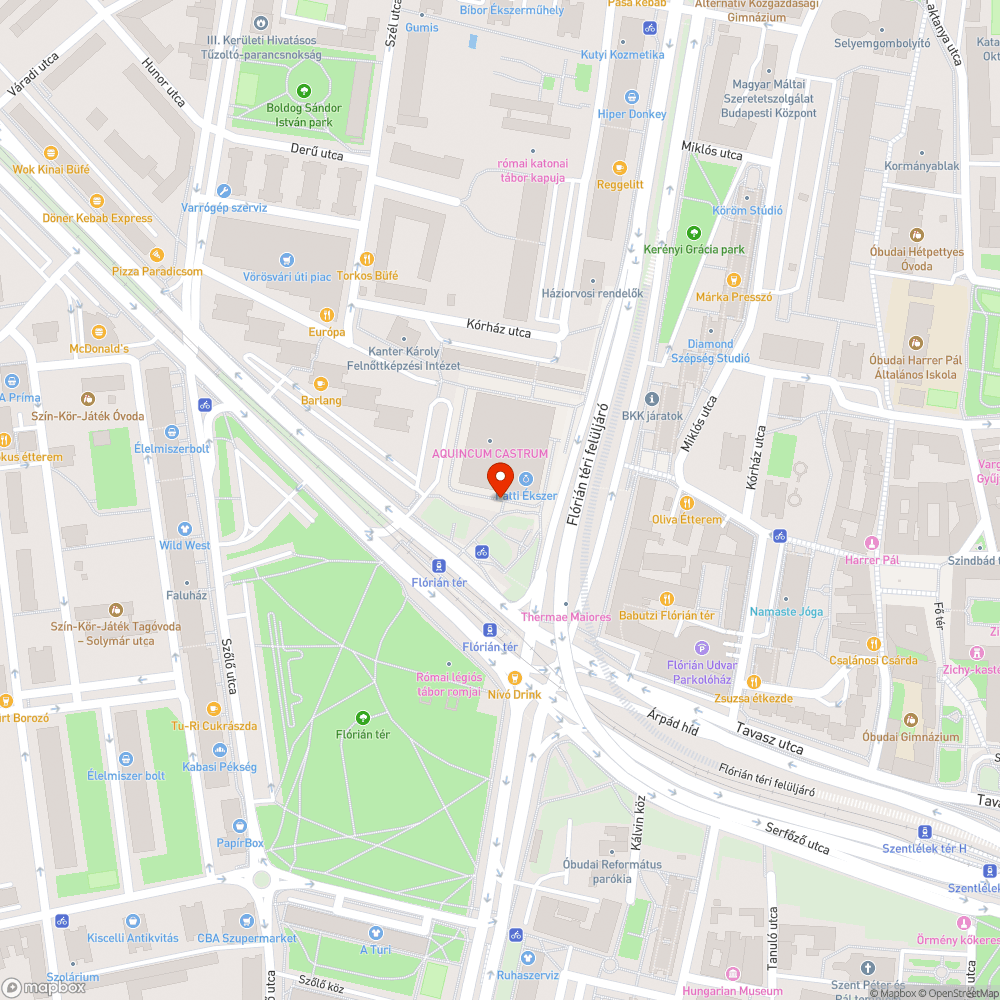 Flórián tér botlásveszélyes burkolathibái bejelentés helye