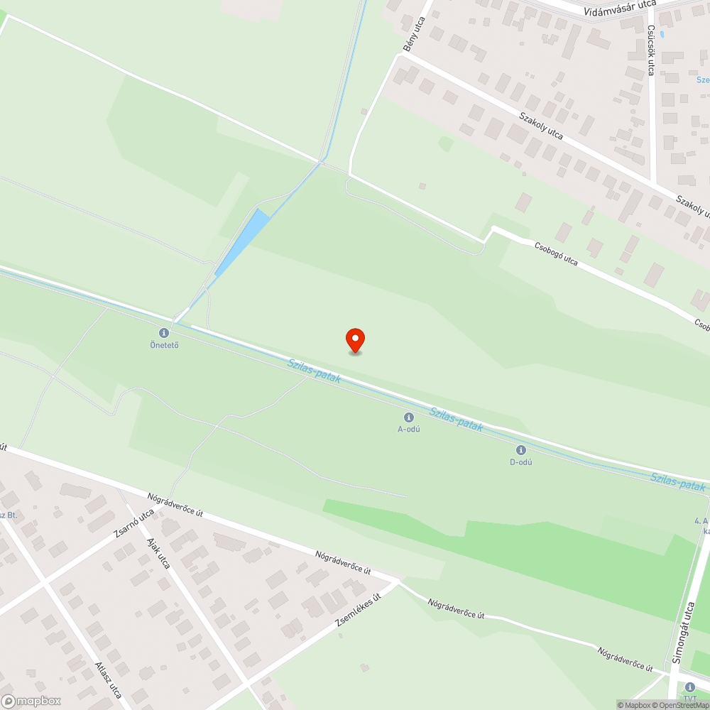 Eltörött lámpaoszlop bejelentés helye