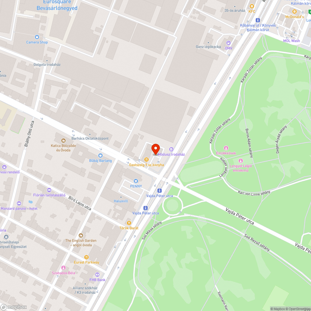 Megsüllyedt fedlap bejelentés helye