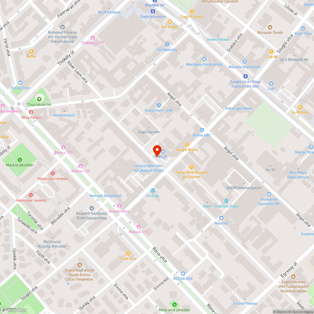 Vandál parkolás Zuglóban 2 bejelentés helye