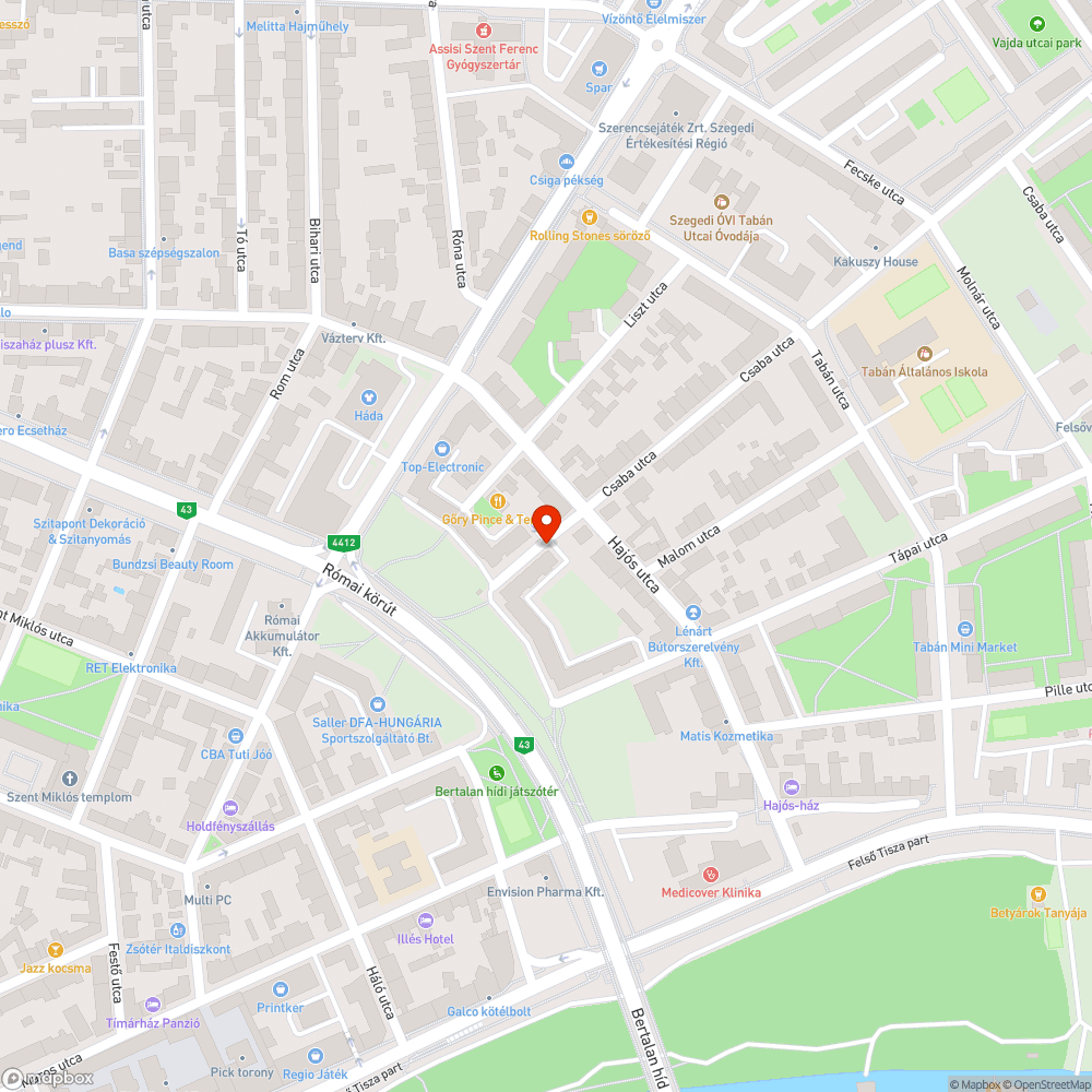 Tuskómarás - Csaba u 5. bejelentés helye