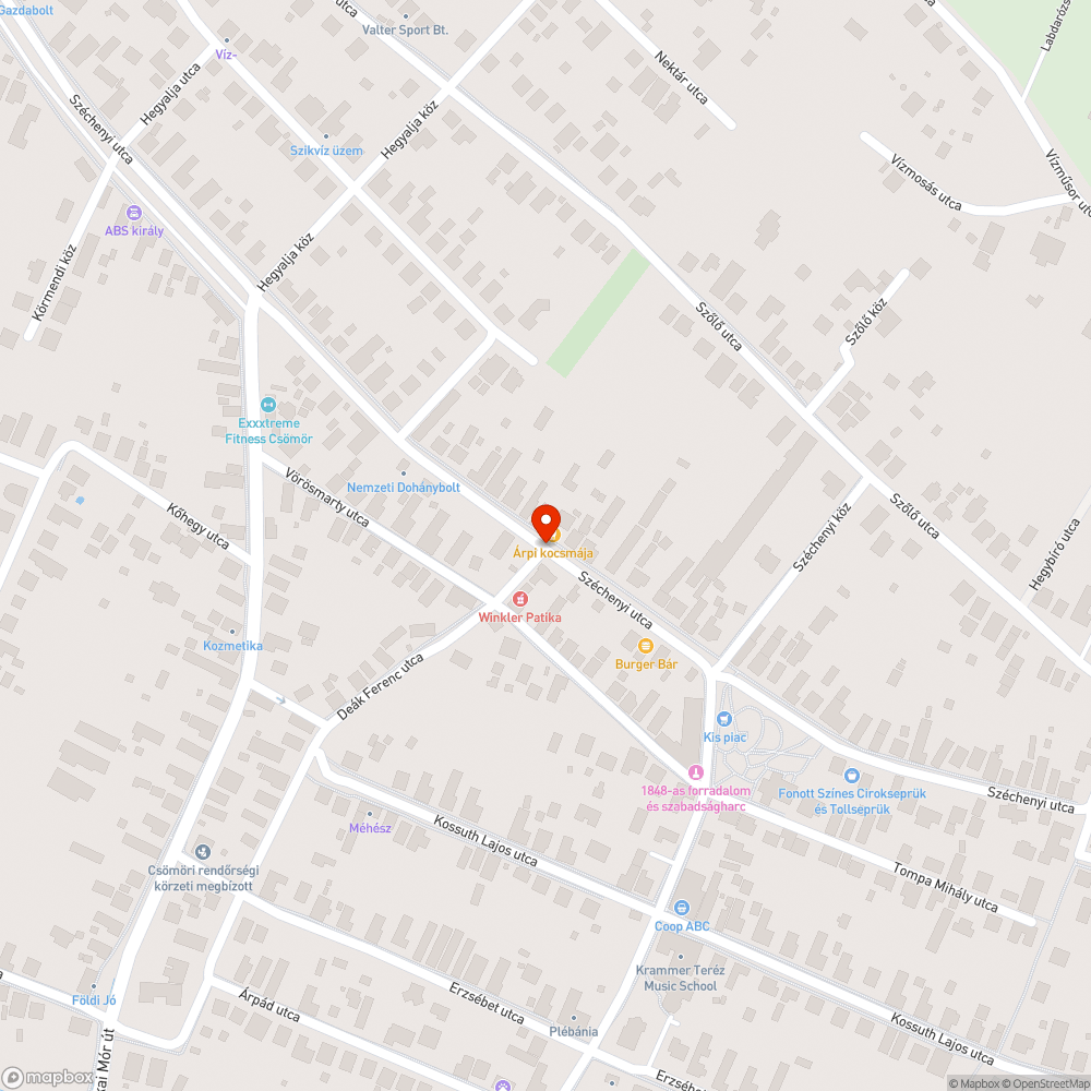 Beszakadó árokfal bejelentés helye