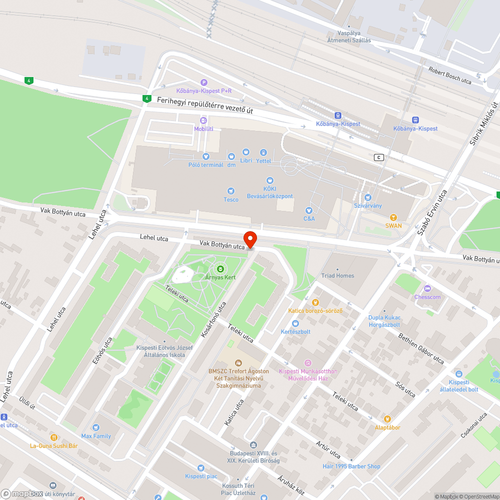 Kidobott fenyő bejelentés helye