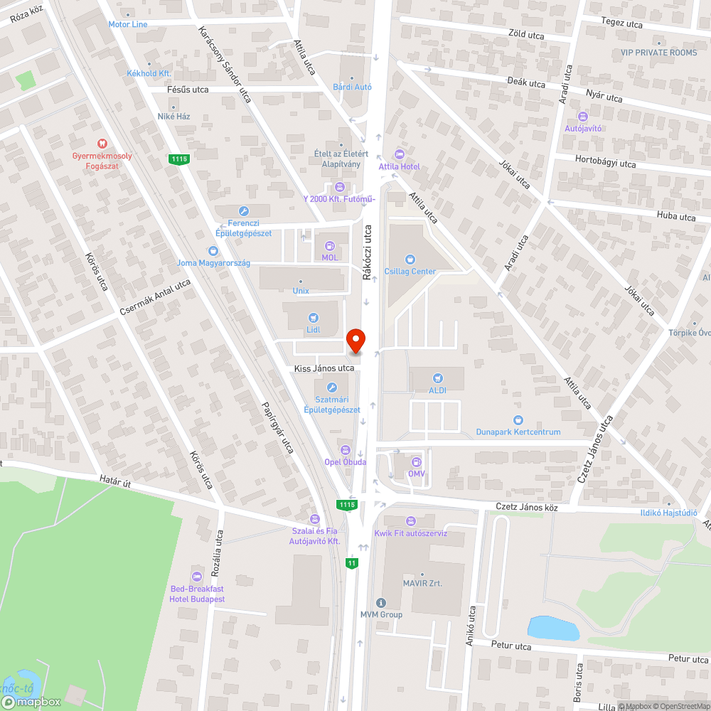 Elhullott galamb bejelentés helye