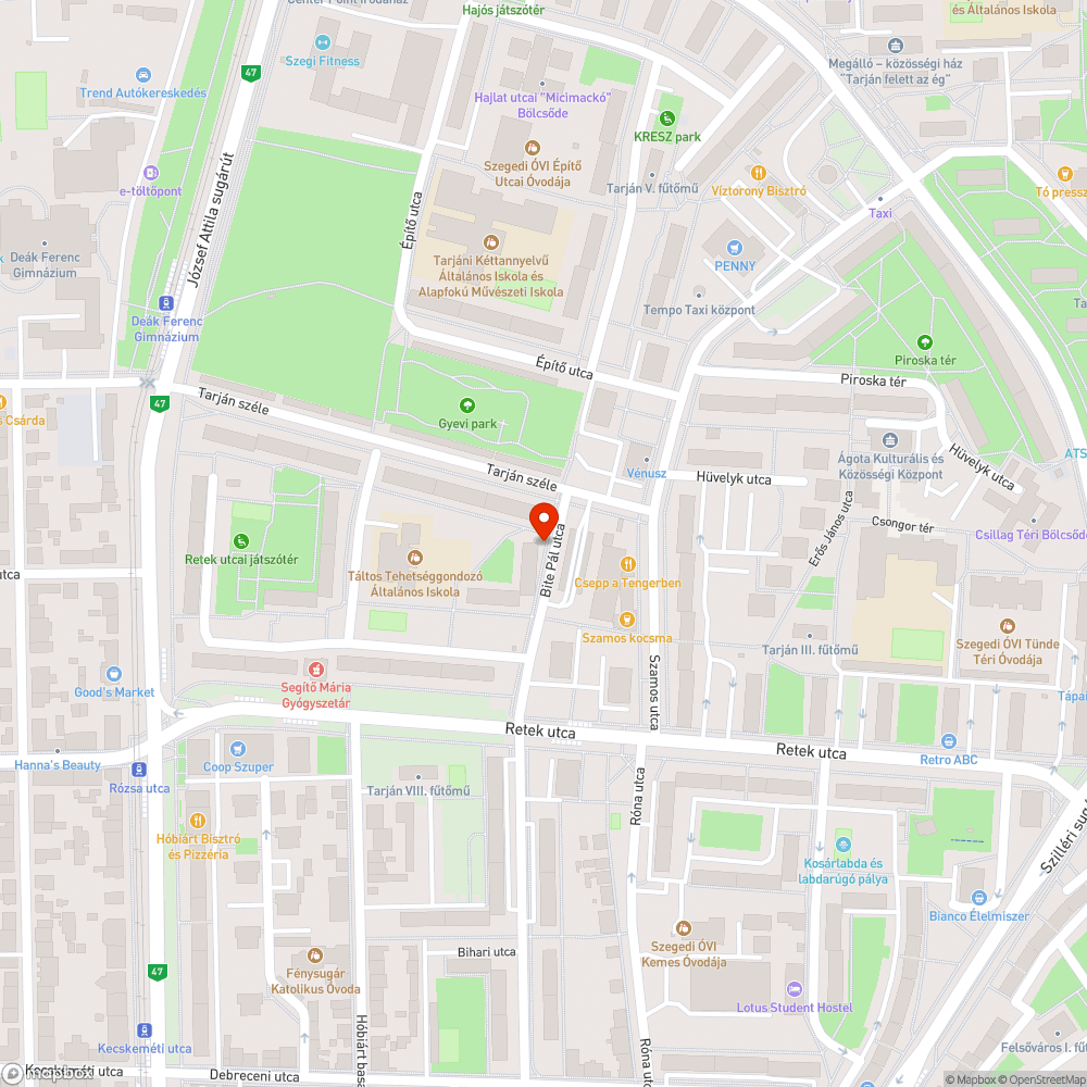 Tuskómarás - Bite Pál u. 2/b. bejelentés helye