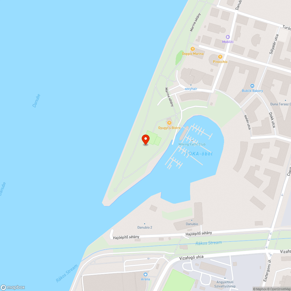 Ferde fa a Marinaparton bejelentés helye