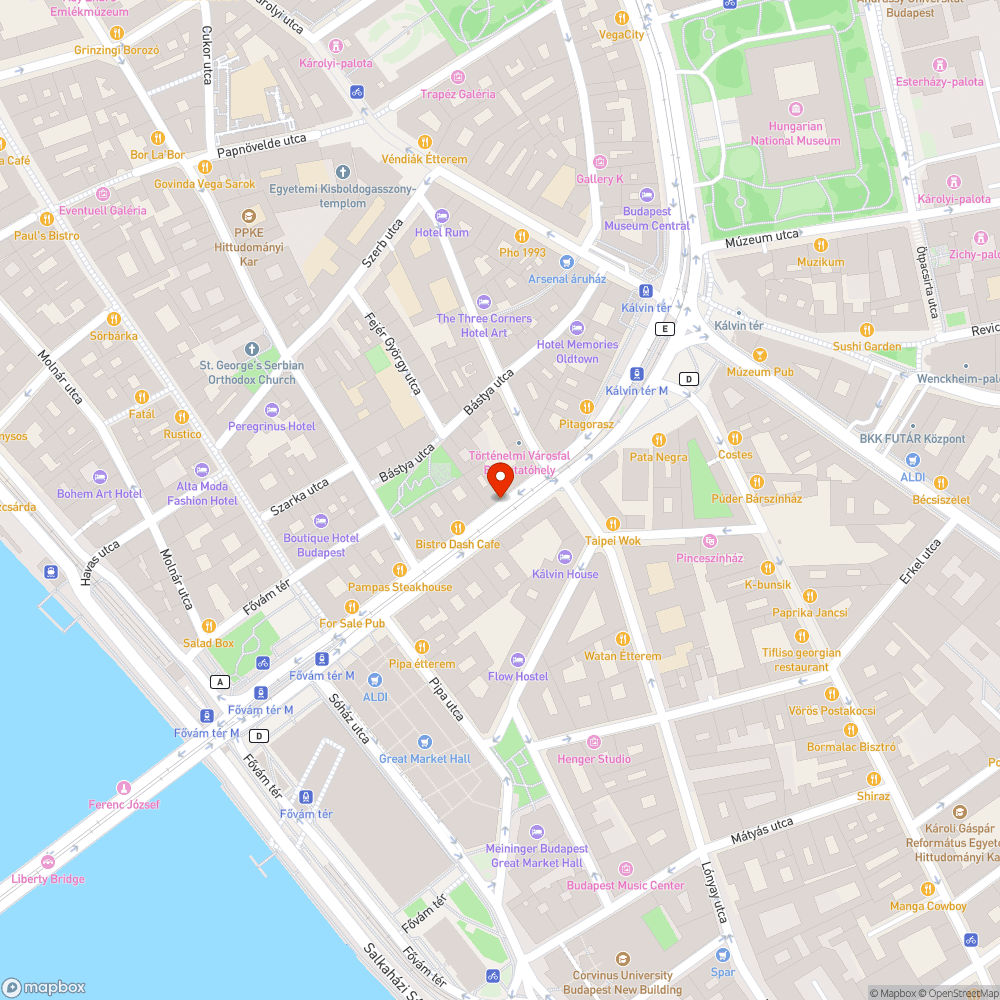 Vámház körút 14. bejelentés helye