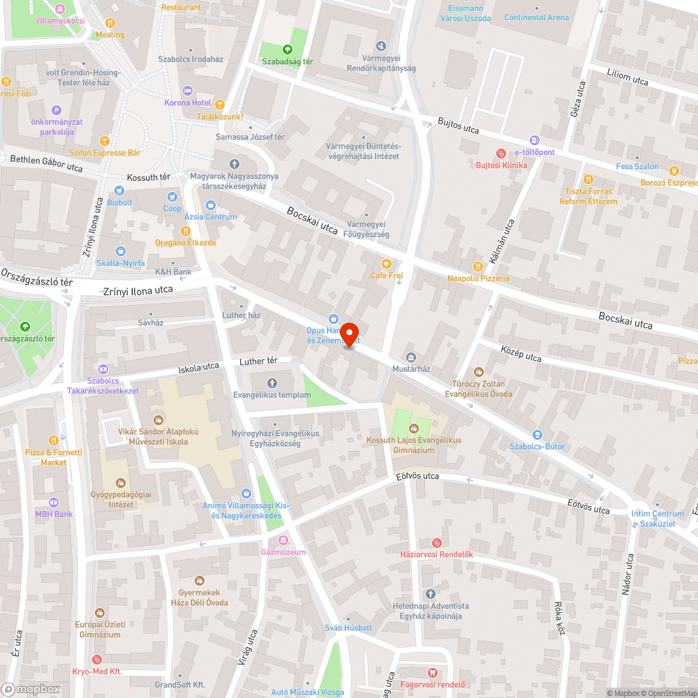 Szemetes utca bejelentés helye