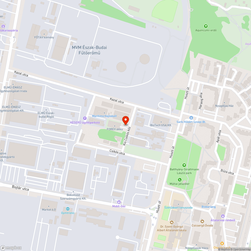 III,. Kiscsikós köz 10-12. előtt bejelentés helye