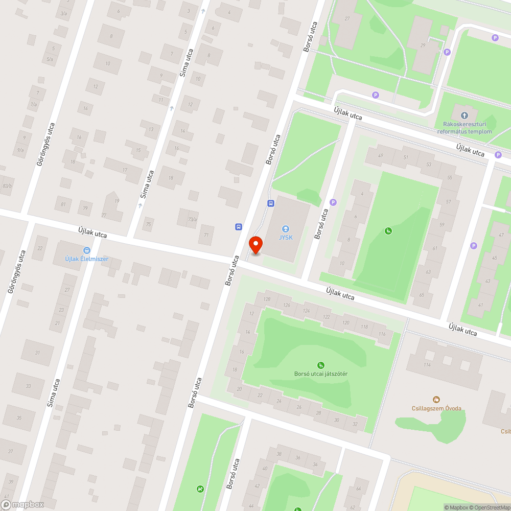 Villanyoszlop bejelentés helye