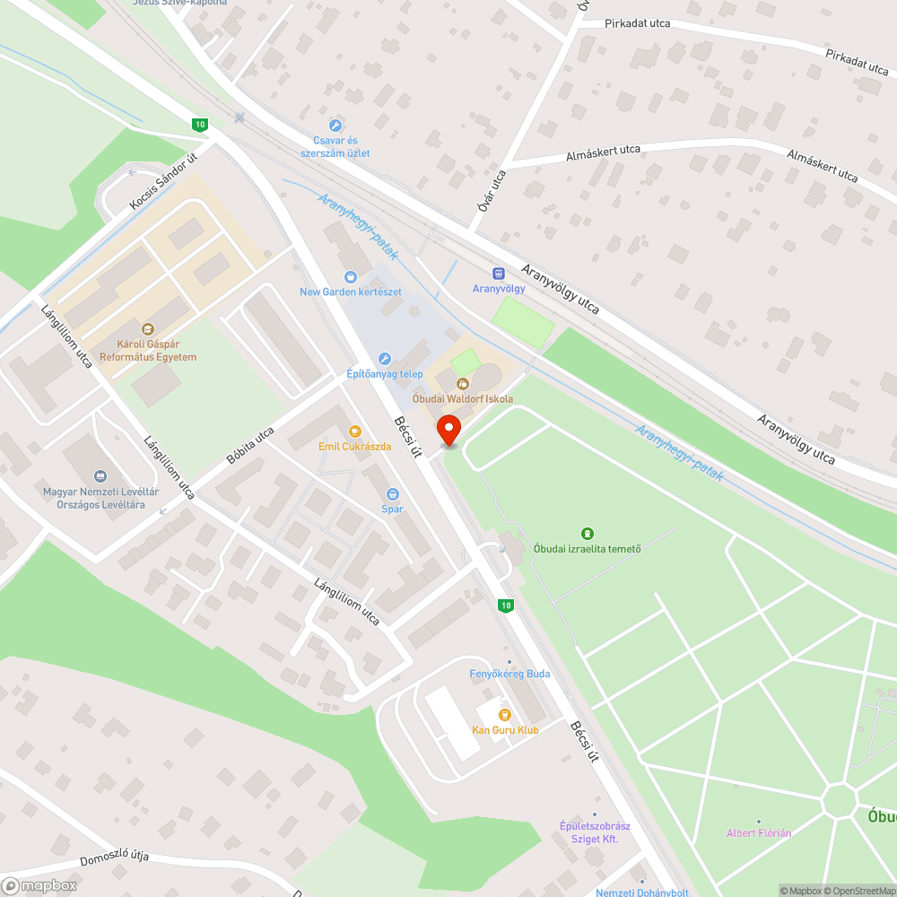 Veszélyes gyalogátkelő bejelentés helye