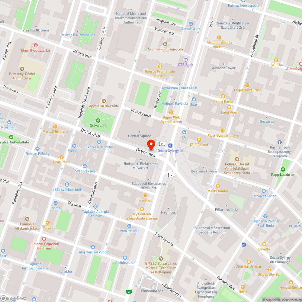 Hiányzó mikromobilitási pont bejelentés helye