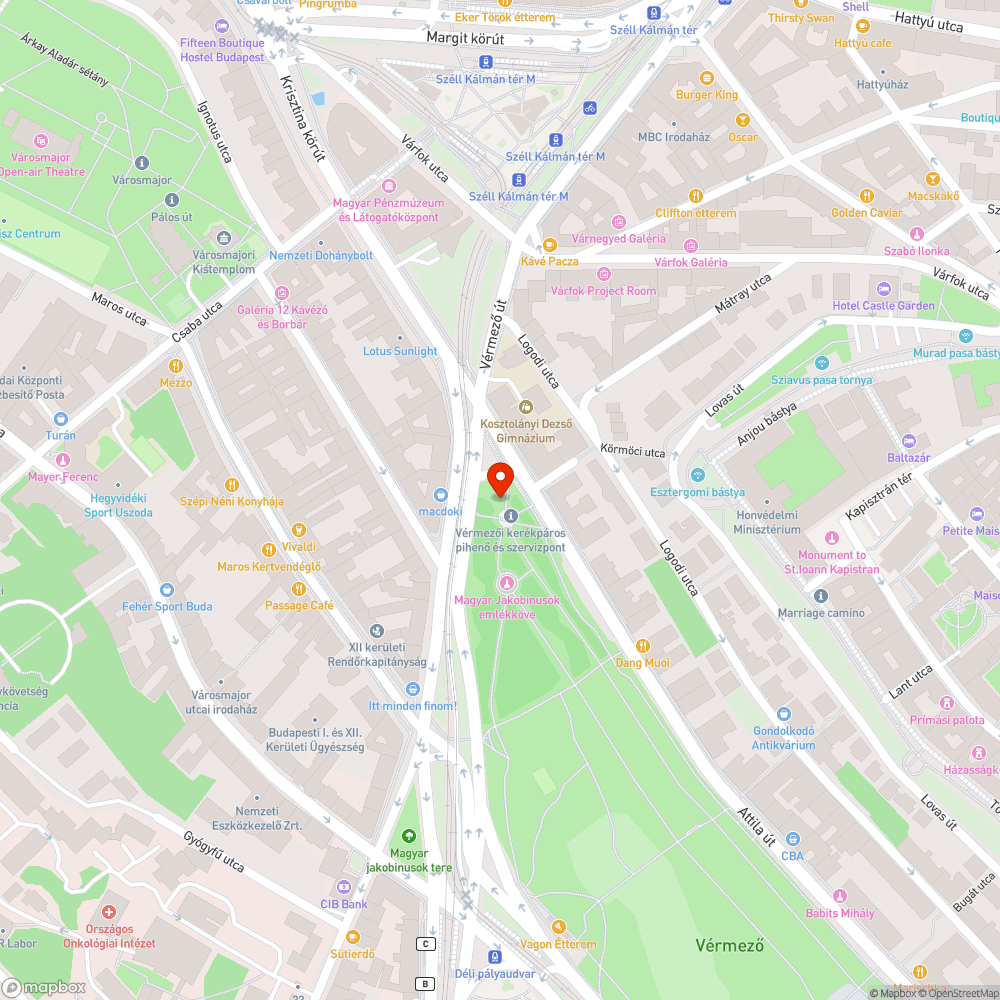 Szétesett kuka bejelentés helye