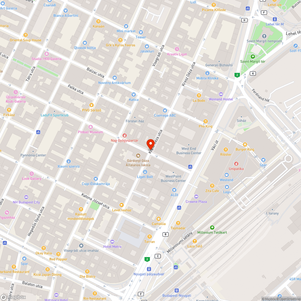 Reklám canga bejelentés helye