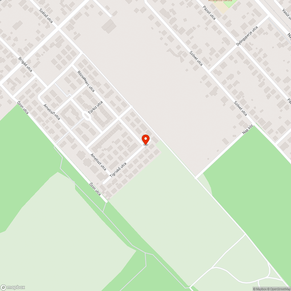 Zsák utca tábla bejelentés helye