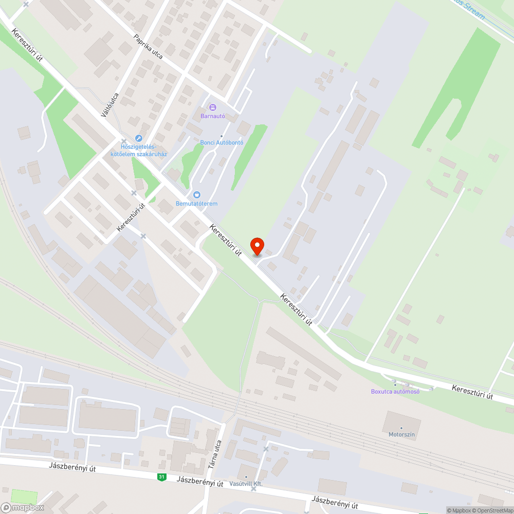 Rendszám nélküli roncs bejelentés helye