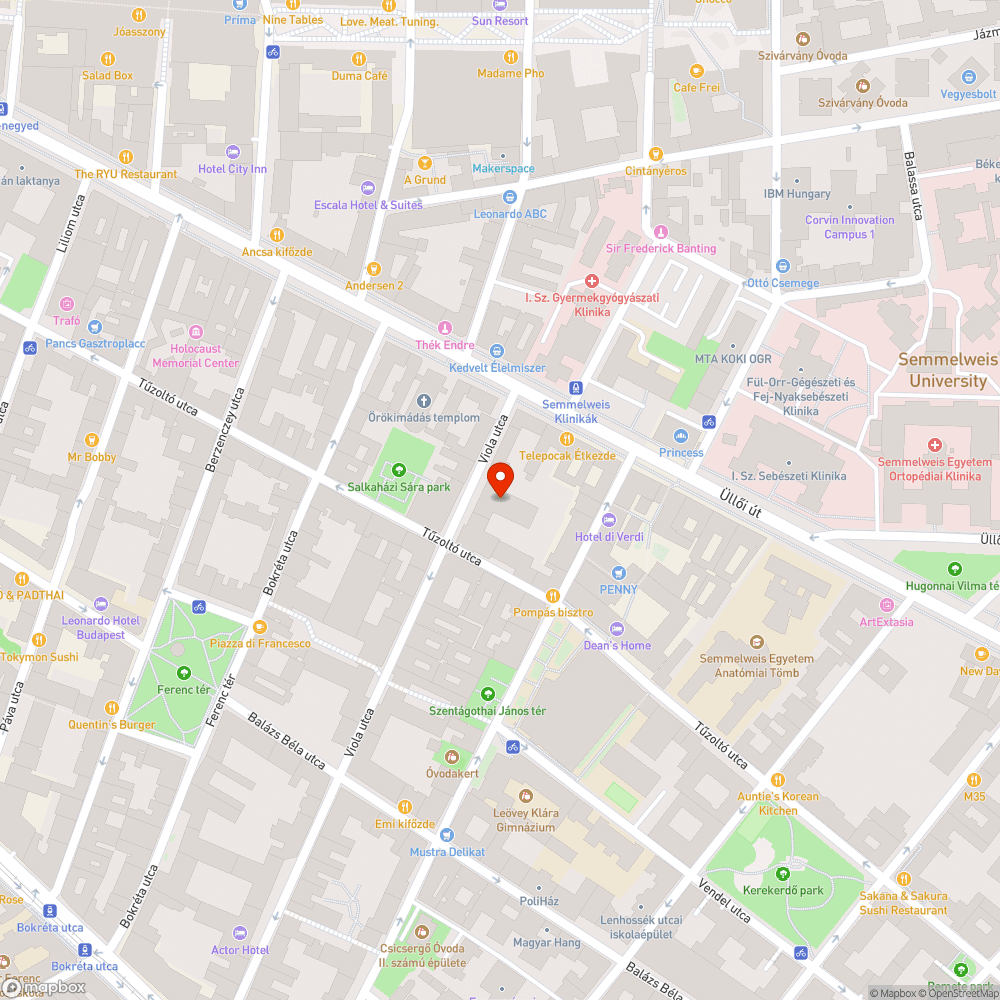 Kátyús útszakasz bejelentés helye