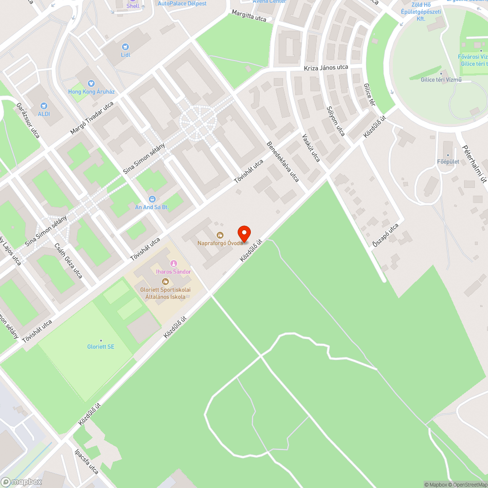 Kidőlt (kidöbtött?) sebességkorlátozó tábla bejelentés helye