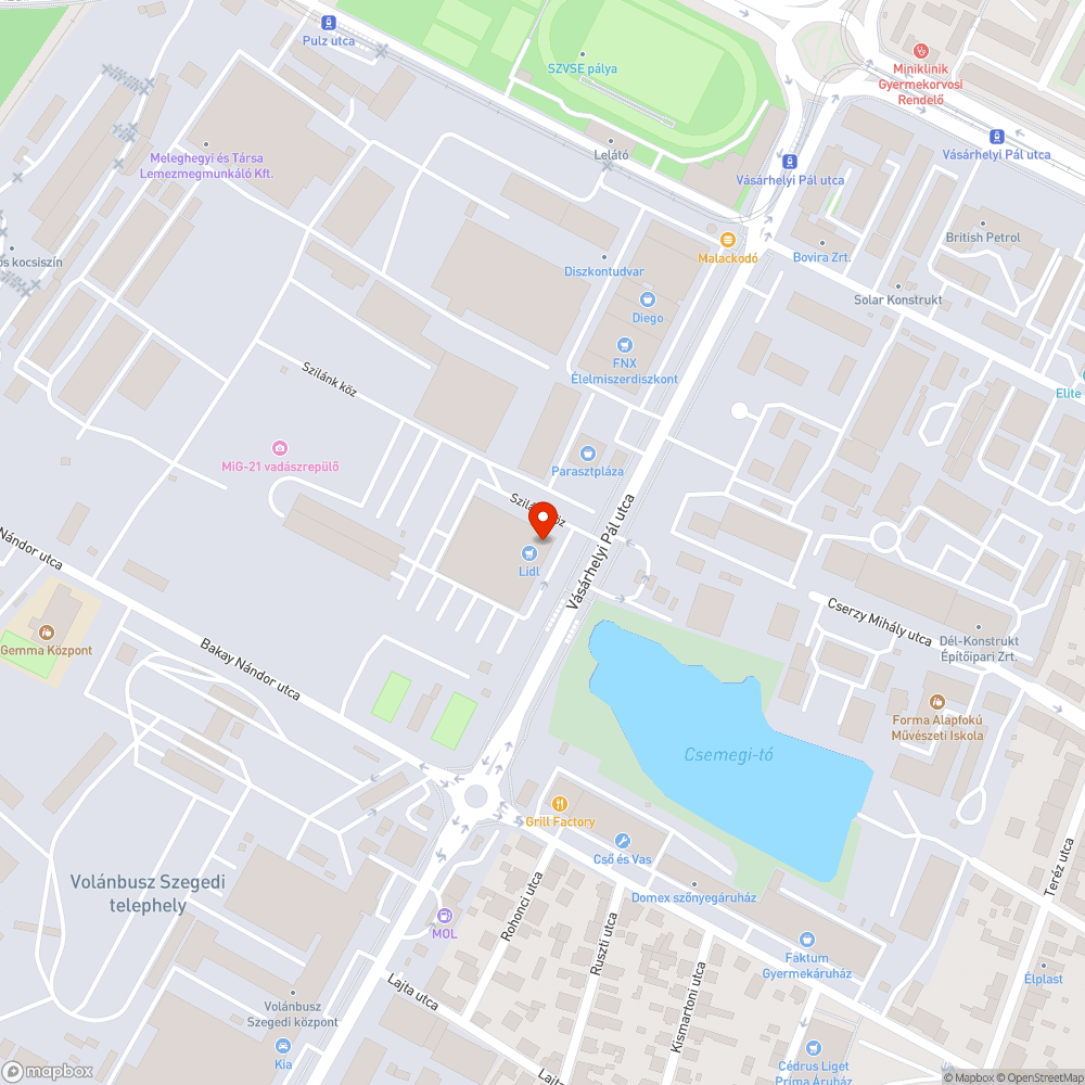 Kerékroncsoló kerékpártároló bejelentés helye