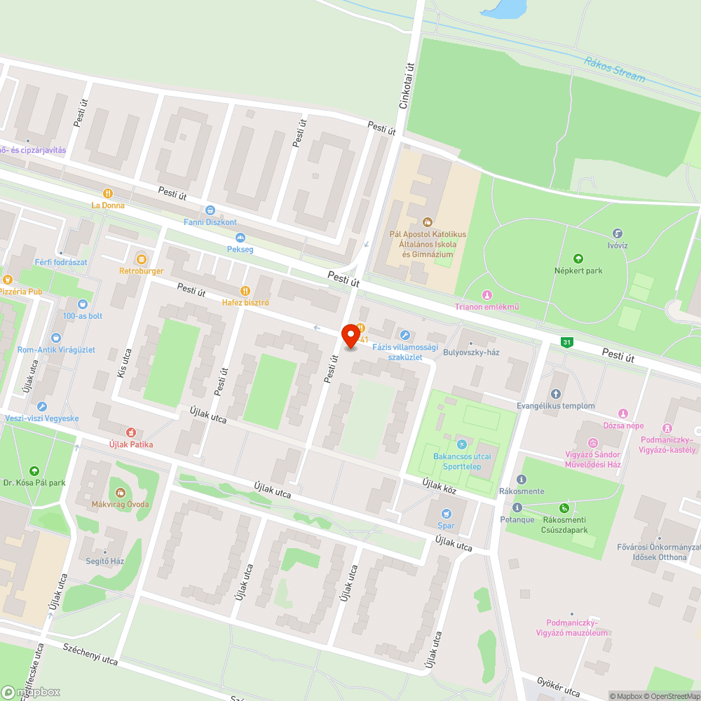 Letört ágak bejelentés helye