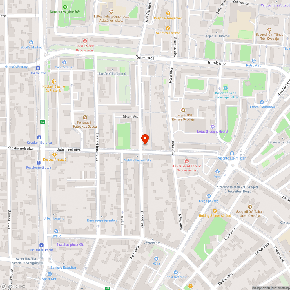 Kátyú - Bihari u. 23/b. bejelentés helye