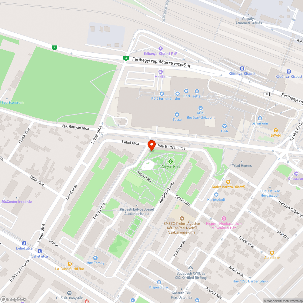 Kutyafuttató sérült kilincs bejelentés helye