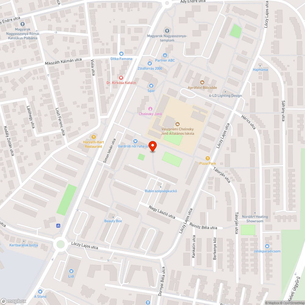 Törött szemetes bejelentés helye