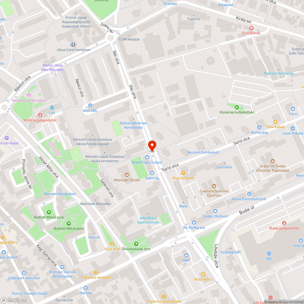 Üvegtormelek bejelentés helye