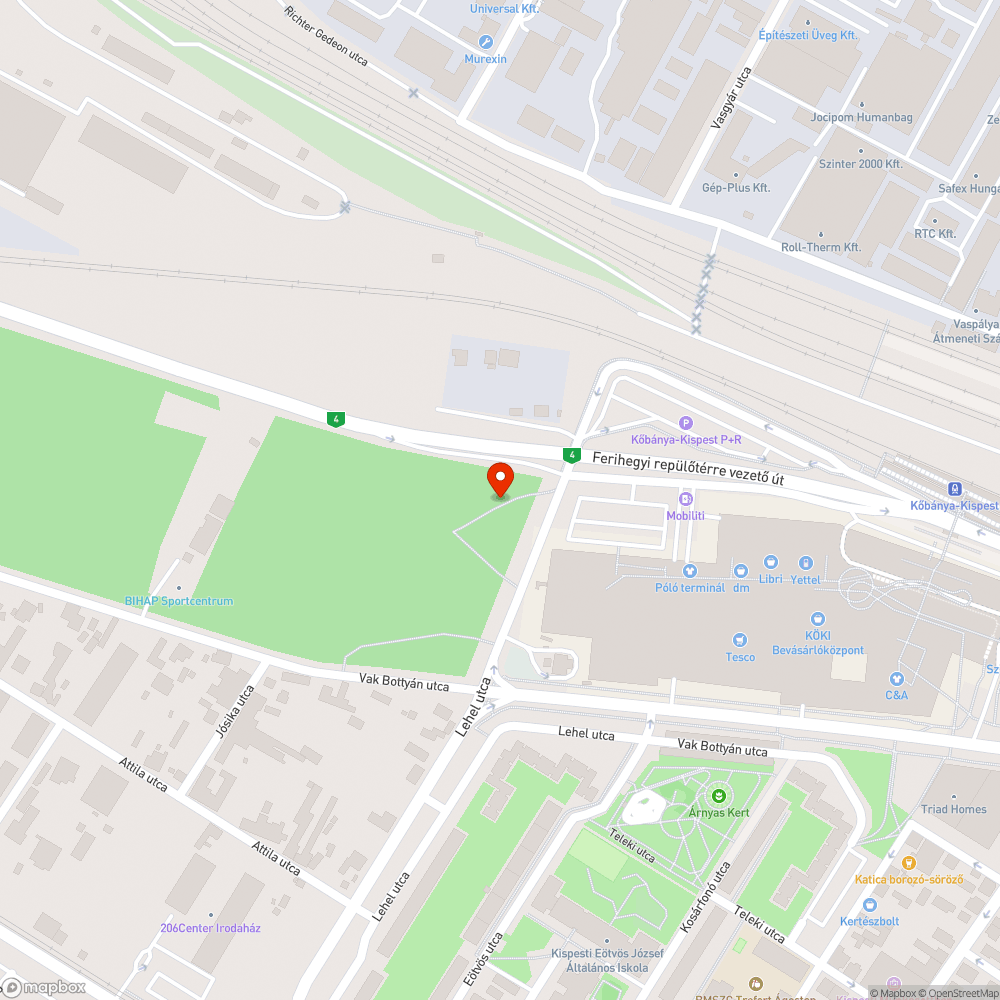 Illegális szemétlerakó bejelentés helye