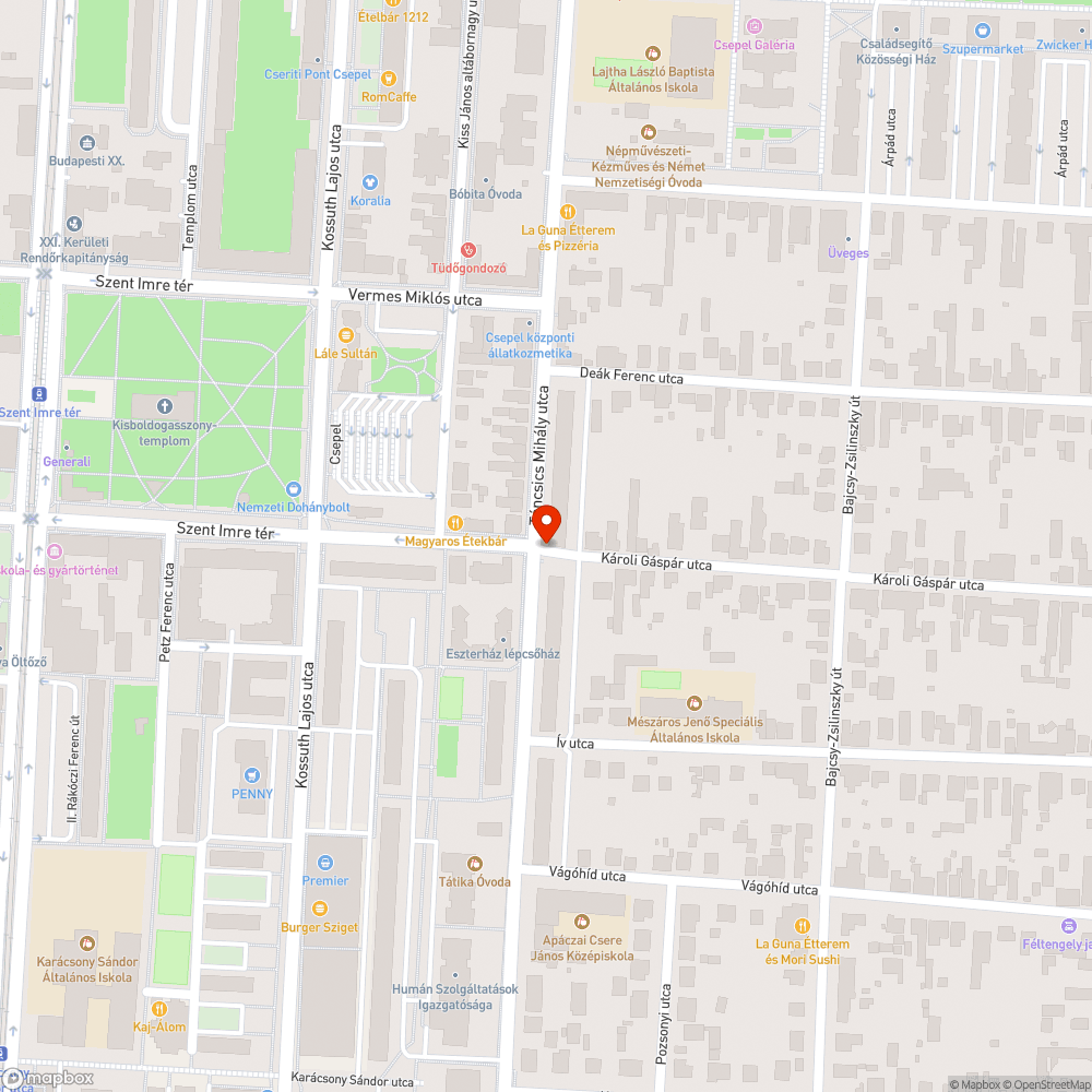 Hiányzó fényterelő bejelentés helye