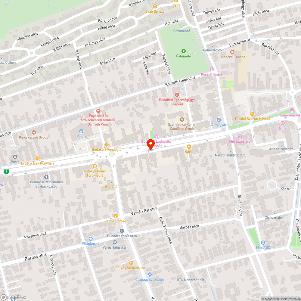 Széteső közmű keret buszmegállóban bejelentés helye