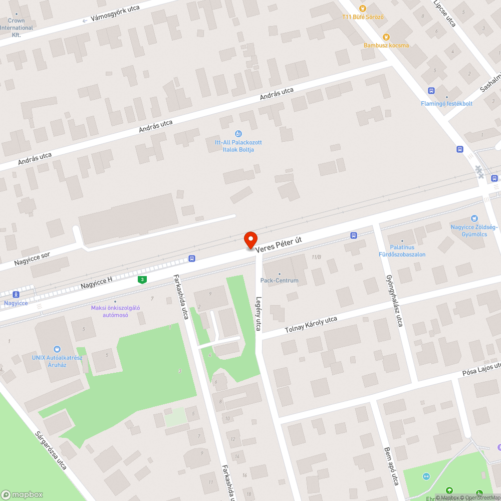 Elhagyott FKF zsák bejelentés helye