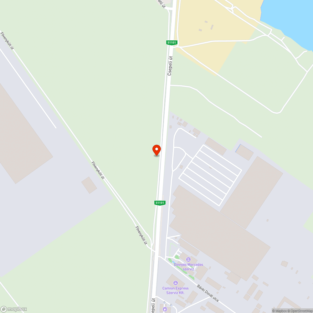 Kidőlt fa bejelentés helye